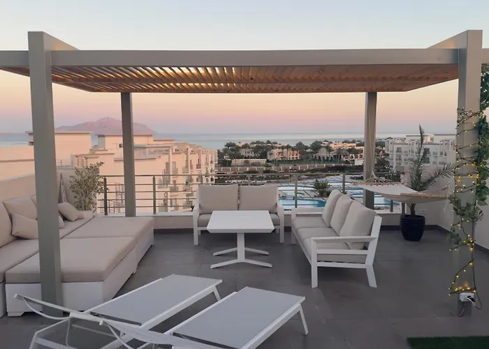 Apartman Sunny Penthouse Free Beach, Pools, And Privat Roof Sarm es-Sejk